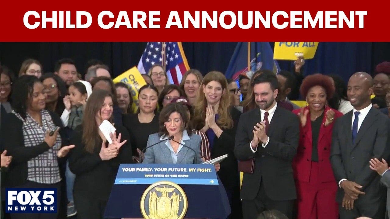 FULL: Hochul, Mamdani child care announcement