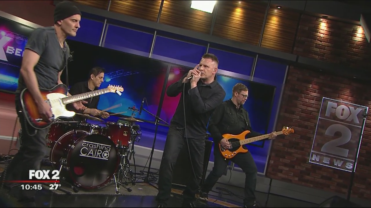 Rocking out with Detroit Indie band Crashing Cairo