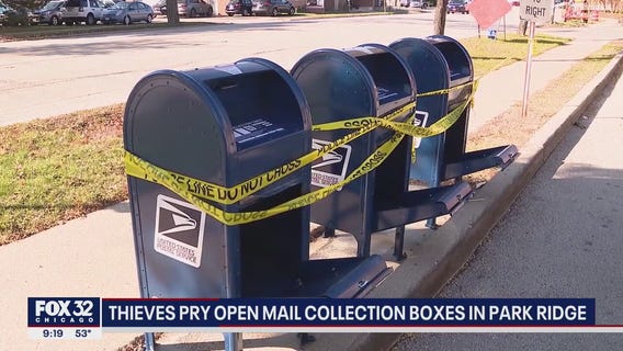 Thieves pry open mail collection boxes in suburban Chicago