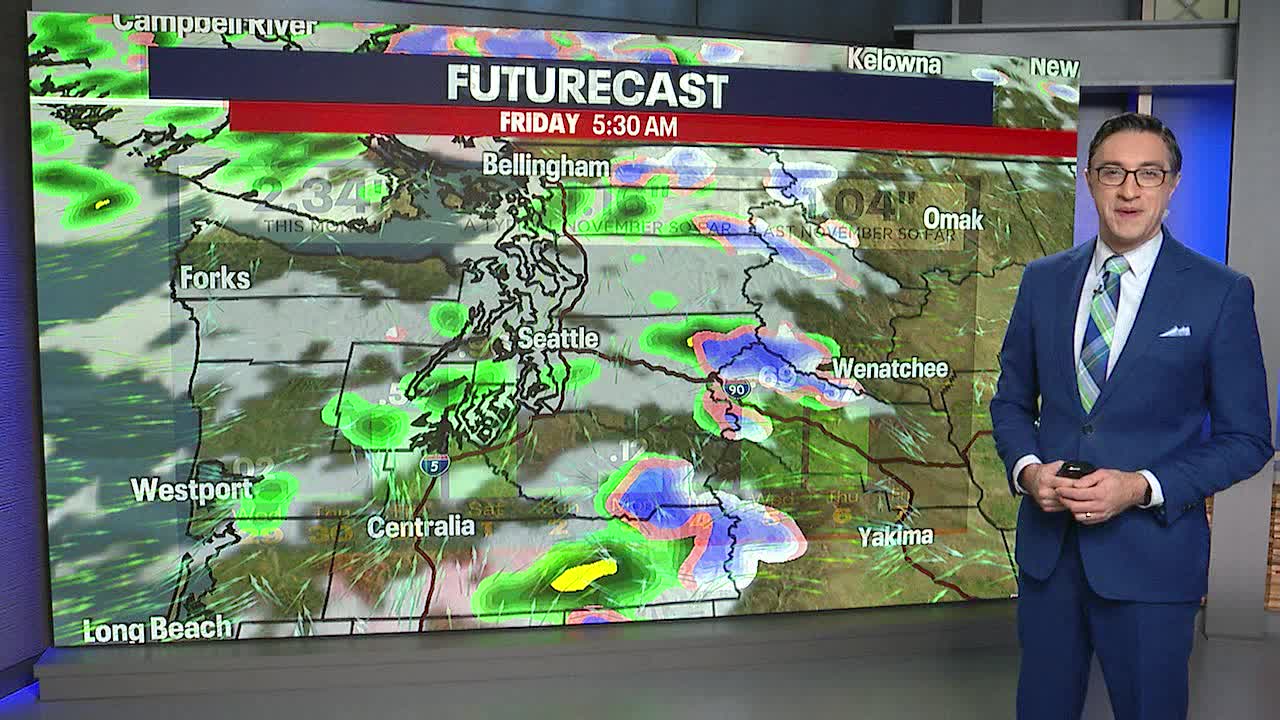 Seattle weather: Drier weekend ahead