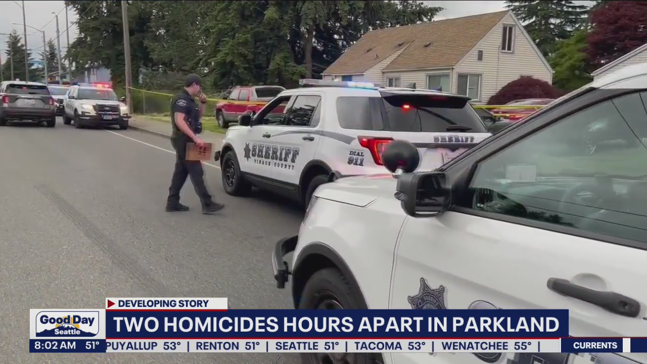 Pierce County deputies investigate 2 homicides