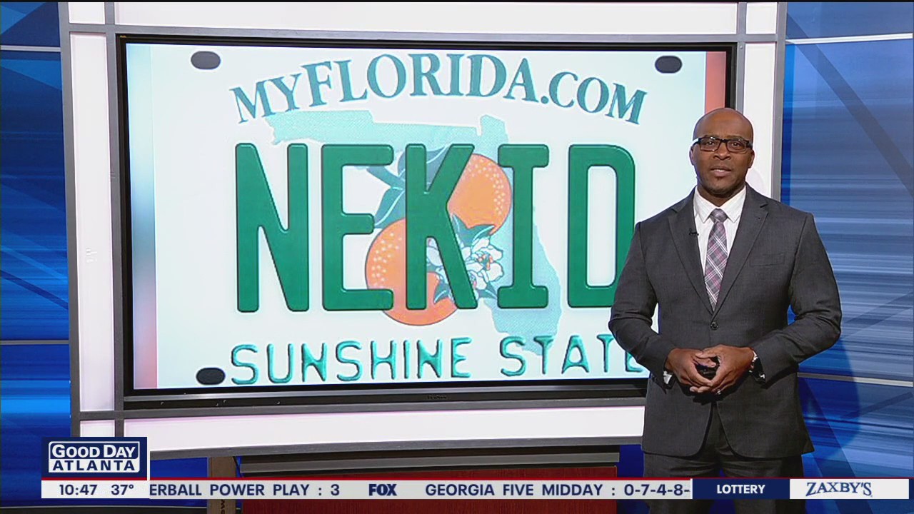 Rejected Florida license plates