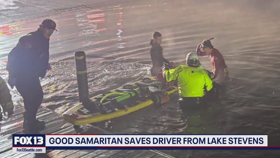 Good Samaritan saves driver from Lake Stevens