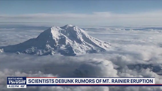Scientists debunk rumors of Mt. Rainier eruption
