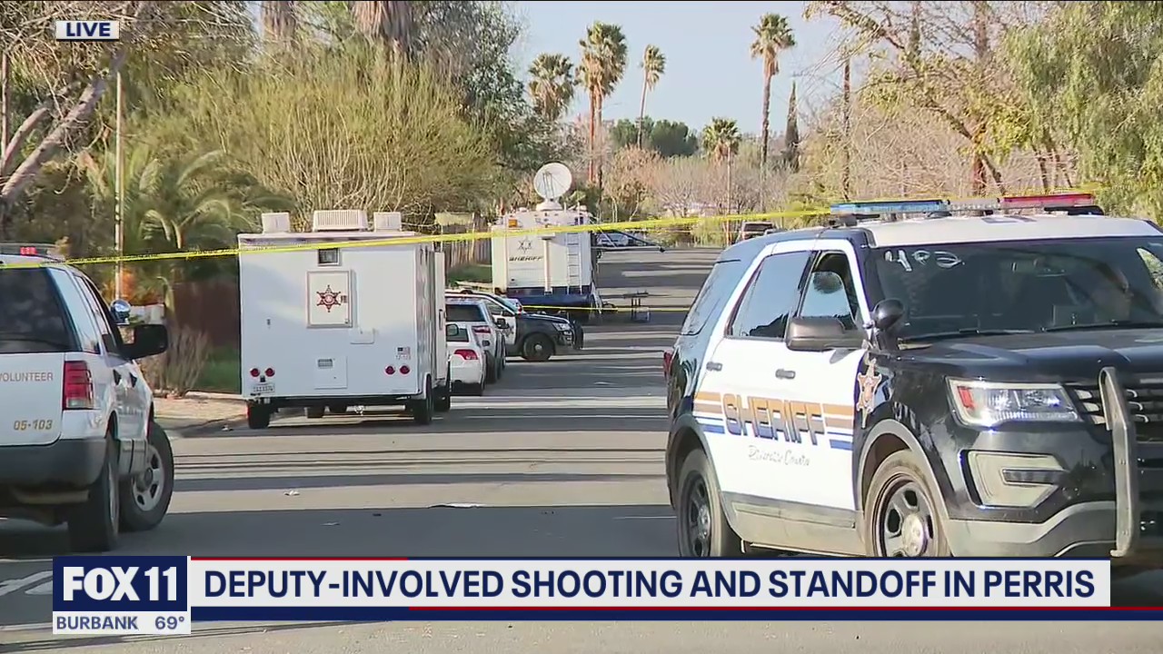 Suspect found dead inside Perris home after allegedly shooting deputy