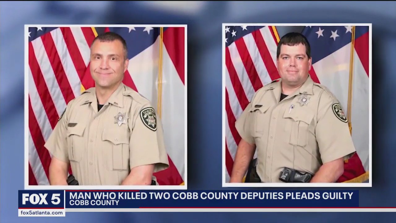 Man who killed two Cobb County deputies pleads guilty | FOX 5 Atlanta