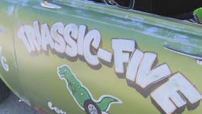 Checking out the Triassic Five car