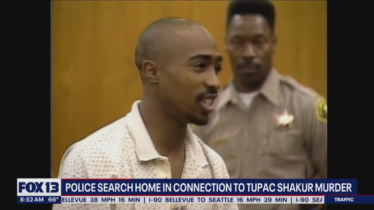Police search home in connection to Tupac Shakur murder