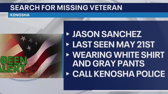 Green Alert for missing Kenosha veteran