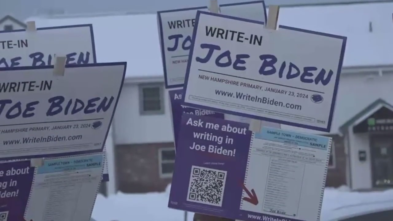 Biden supporters organize write-in campaign in New Hampshire