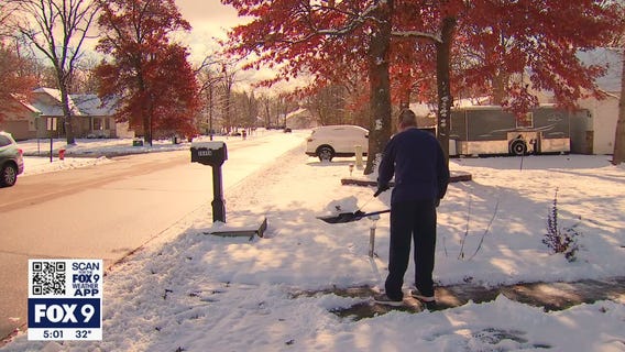 Minnesotans embracing the first snowfall over the weekend