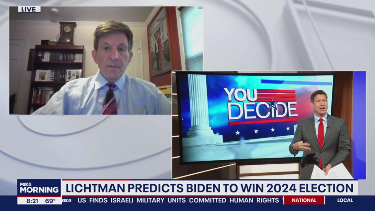 Presidential predictor Allan Lichtman uses 13 ?Keys to the White House? tracker on 2024 election