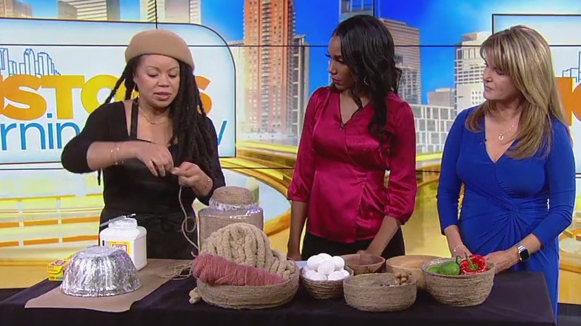 DIY decorative rope bowls