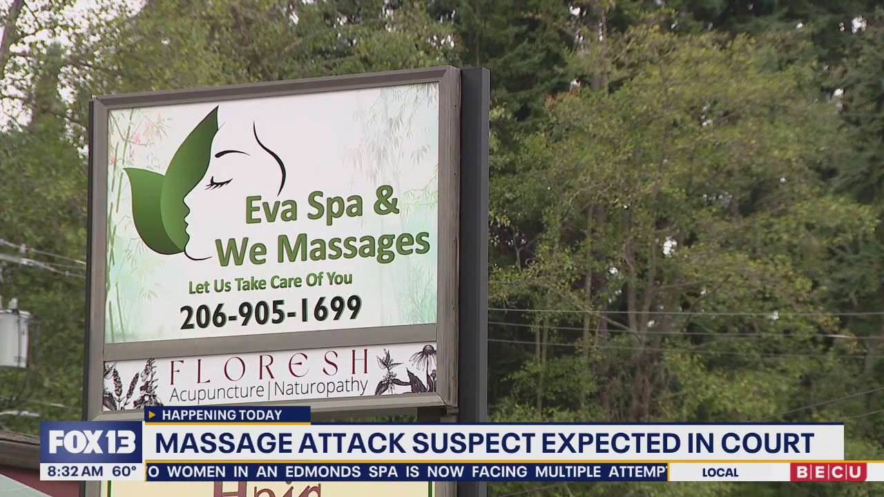 Edmonds, WA massage attack suspect expected in court