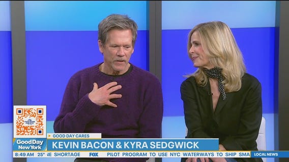 Good Day Cares: Actor Kevin Bacon and wife Kyra Sedgwick talk Food Bank For NYC, more