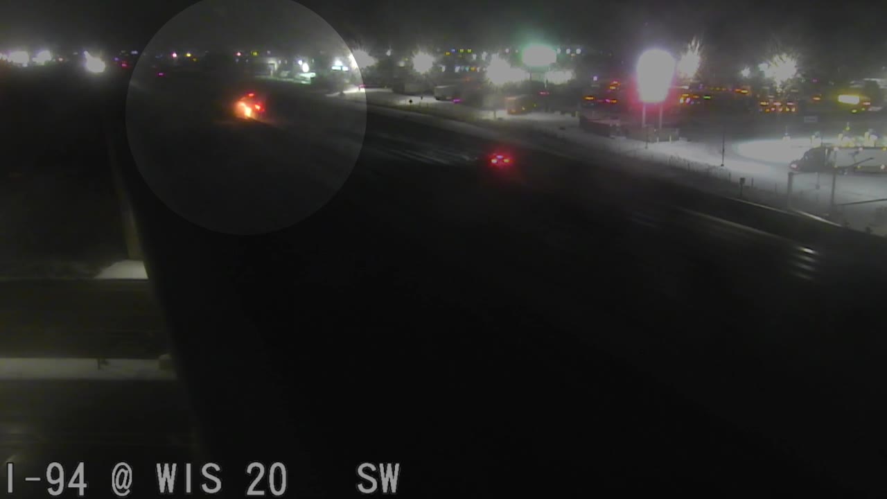 Semi rollover on I-94 in Racine County