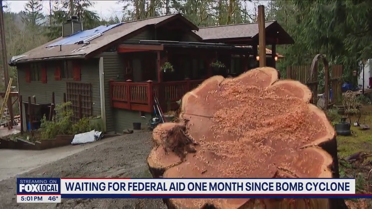 Waiting for federal aid one month since bomb cyclone