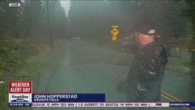 Woman rescued from submerged car in Granite Falls