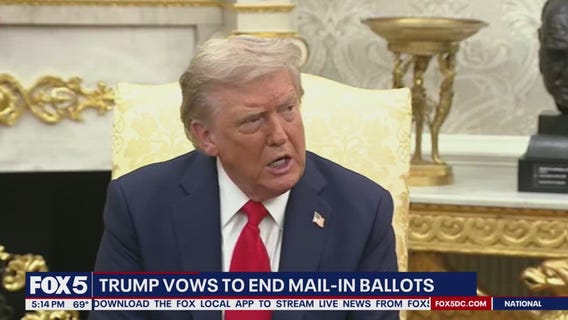 Trump vows to end mail-in ballots