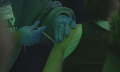 COVID vaccines offered during Bucks game