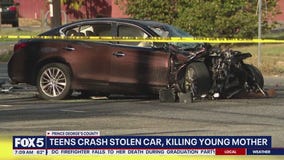 Teens kill mom after crashing stolen car