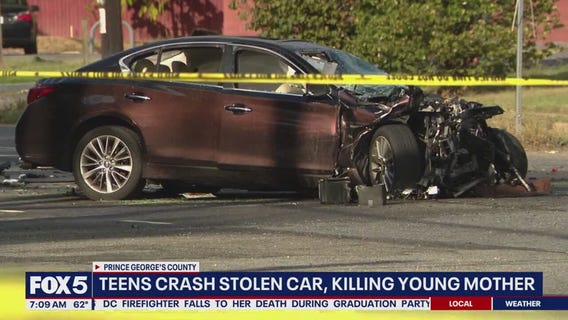 Teens kill mom after crashing stolen car