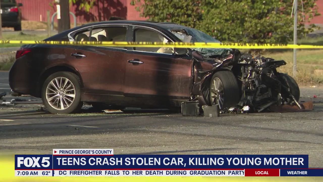 Teens kill mom after crashing stolen car
