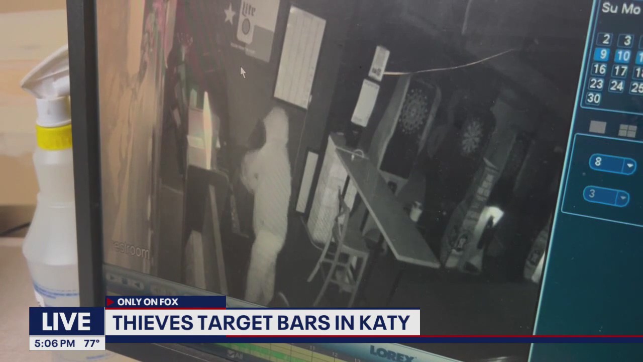 Officials search for thieves who targeted Katy bars