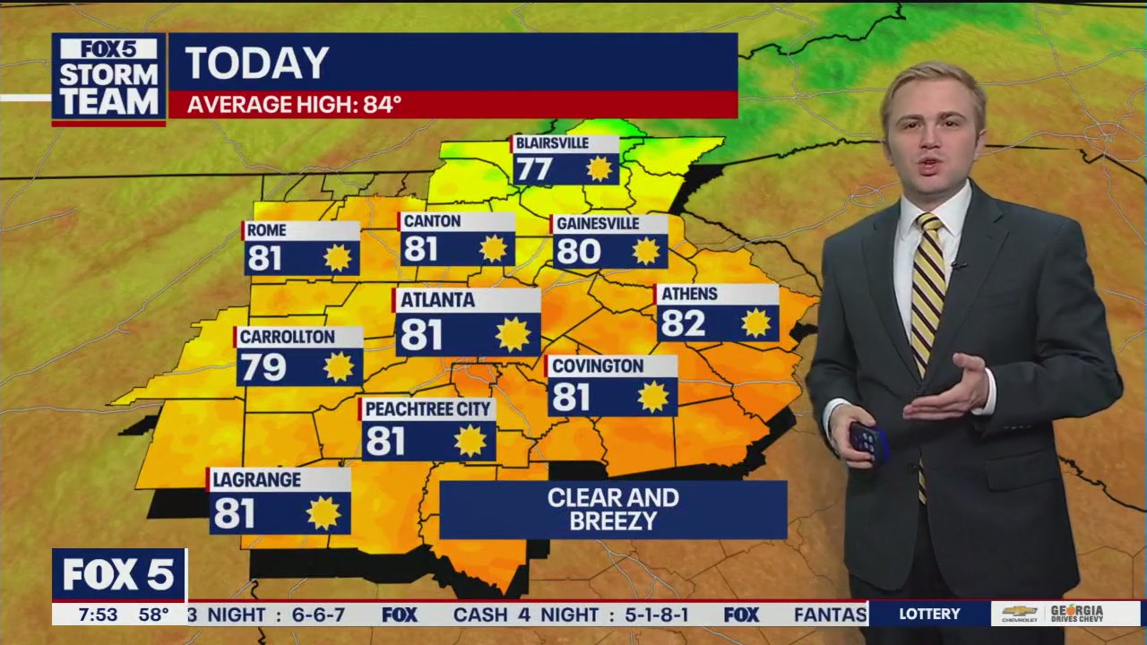 Saturday morning weather forecast