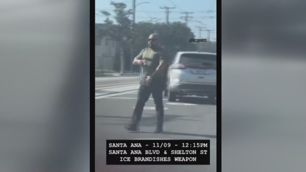 Video shows ICE agent pulling gun on driver