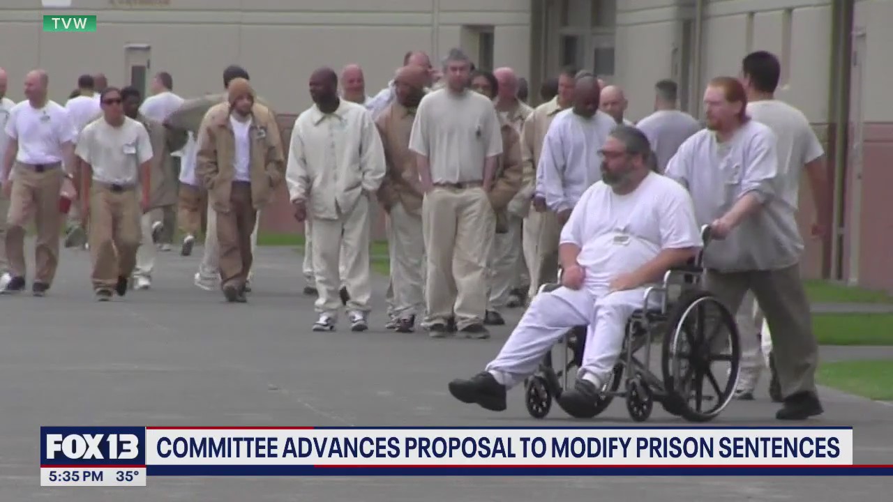 WA lawmakers advance proposal for inmate resentencing