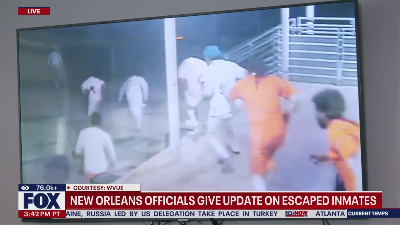 LA officials provide update on escaped inmates