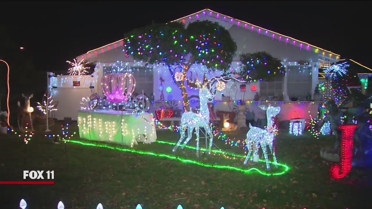 Holiday Lights in Granada Hills