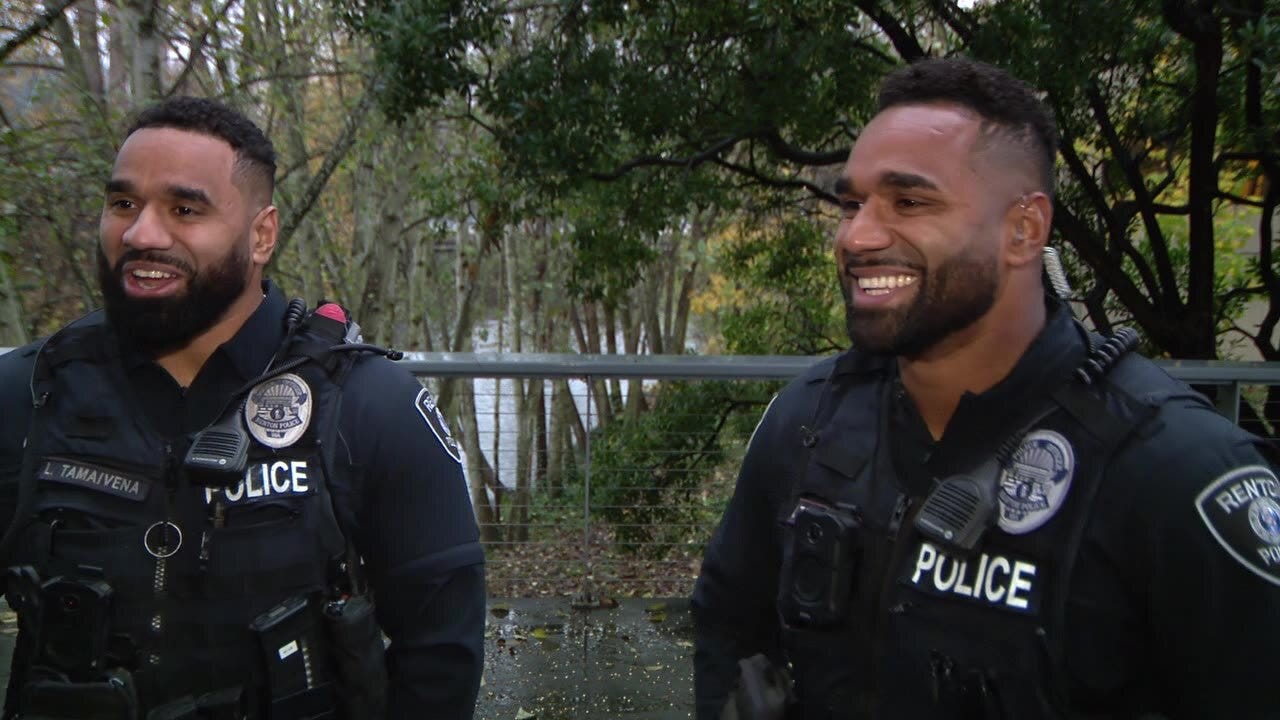 Twin brothers living out their ‘dream’ as officers with Renton Police Department
