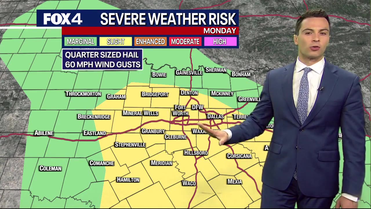 Dallas weather: May 27 afternoon forecast