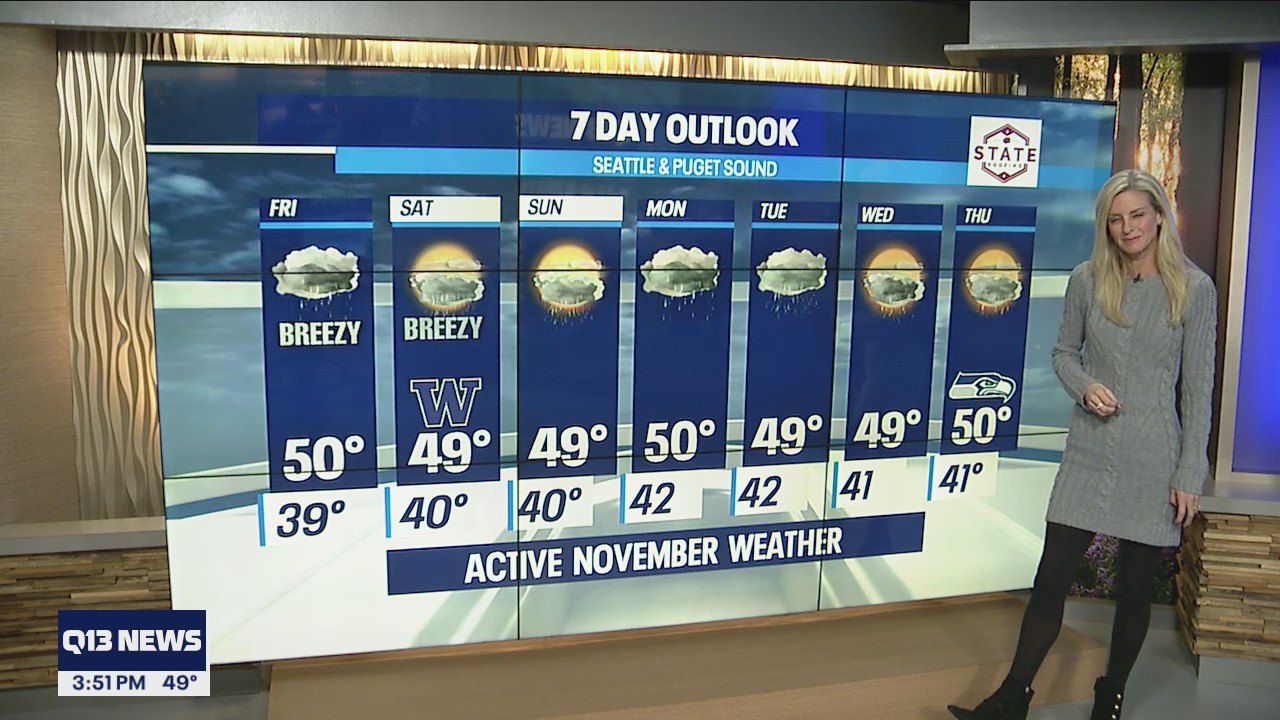 Wet, windy weather as storm hits Pacific Northwest