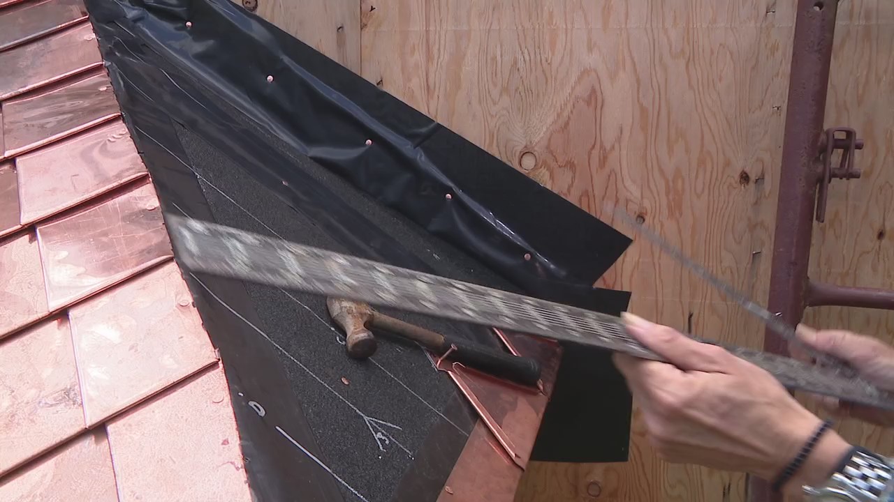 Installing copper shingles with Jill of All Trades