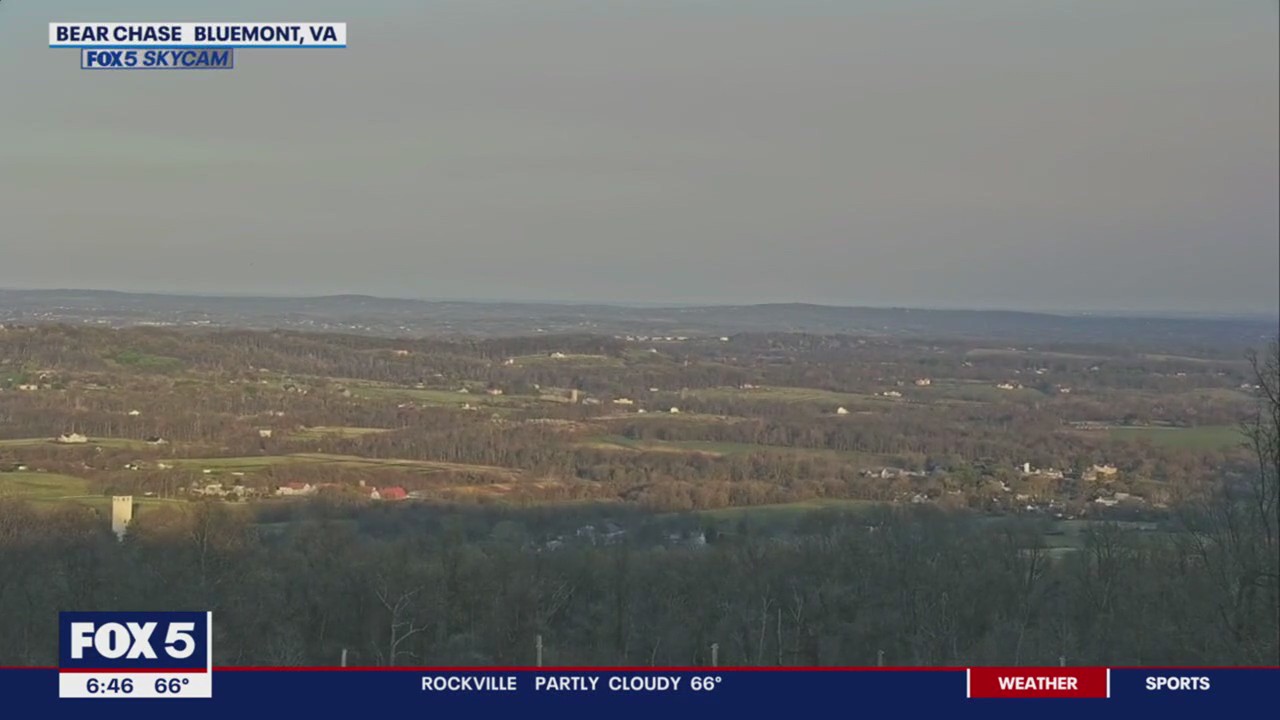 Brush fires cause smoky, hazy conditions across DMV