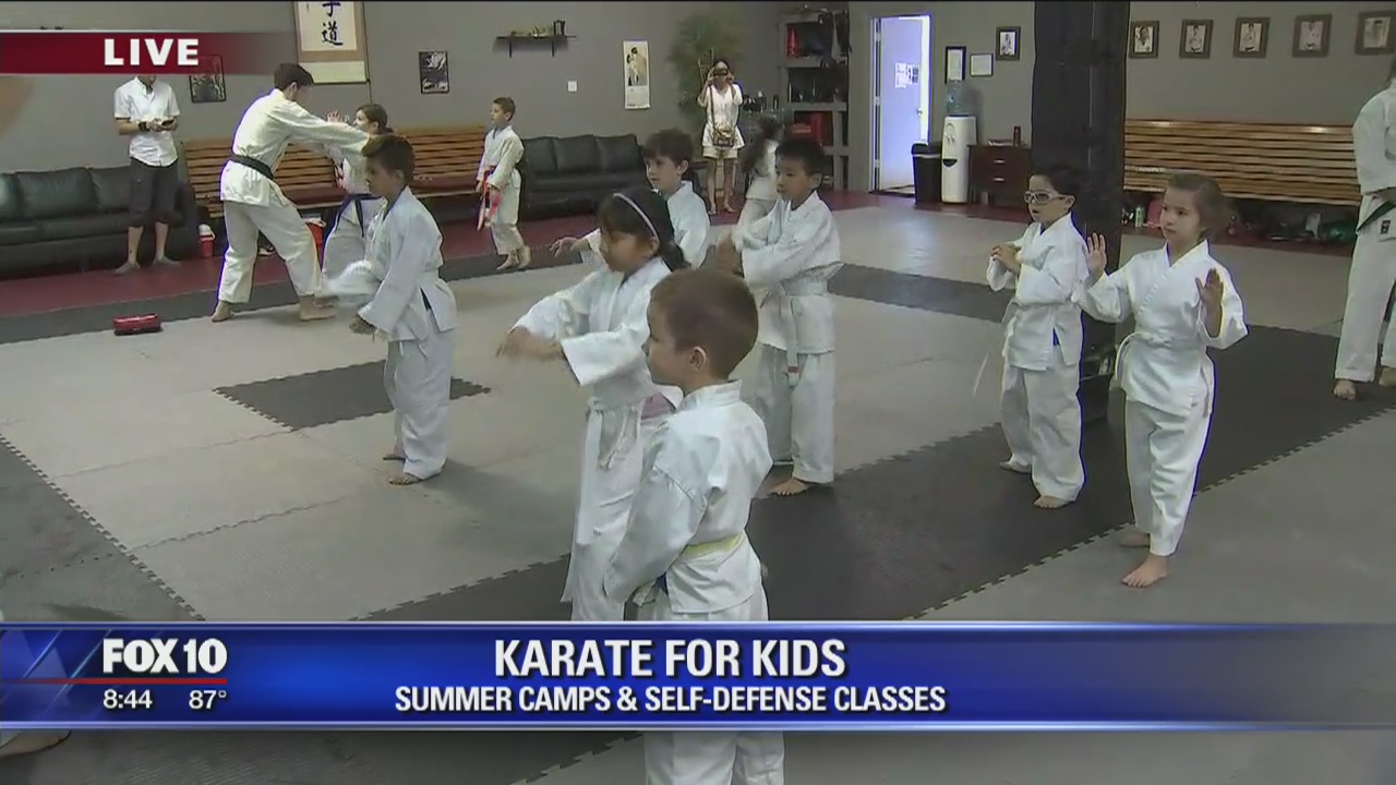 Summer karate classes at Peaceful Warrior Martial Arts