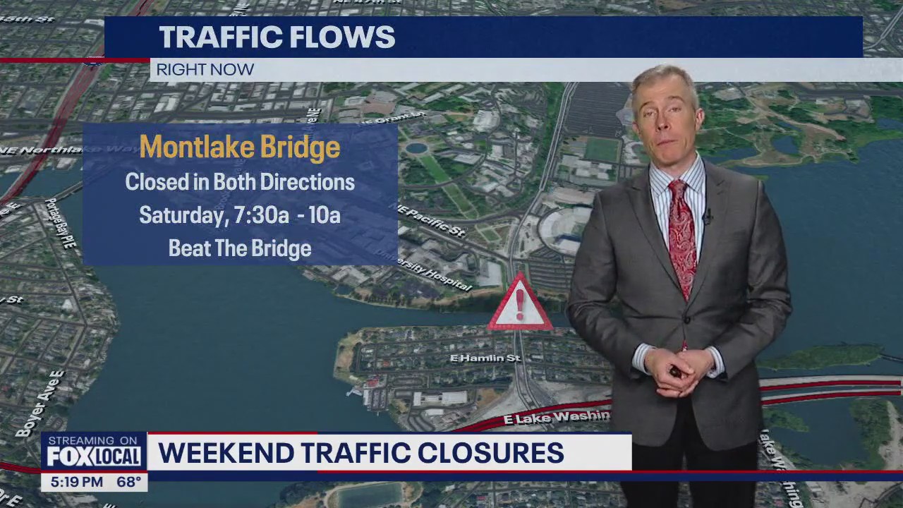Weekend traffic closures you'll want to avoid