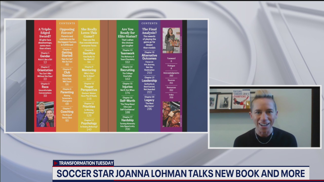 Soccer star Joanna Lohman talks new book "Raising Tomorrow's Champions"