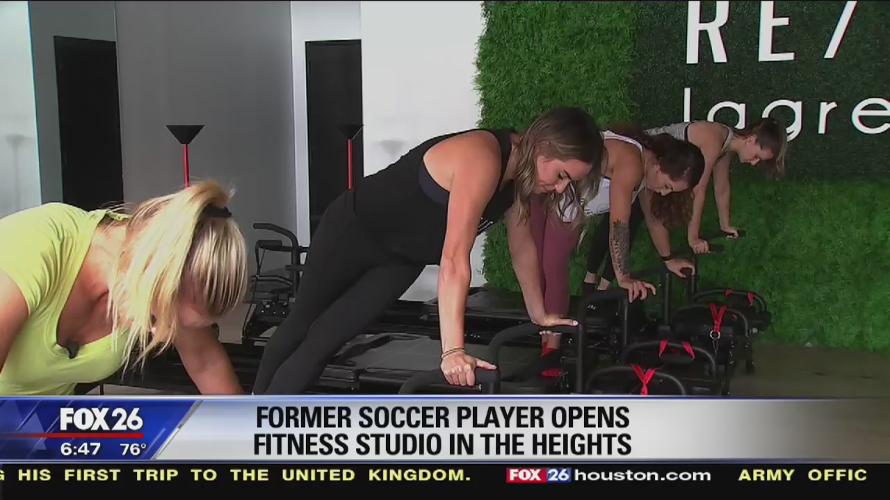 Former soccer player opens fitness studio in The Heights | FOX 26 Houston