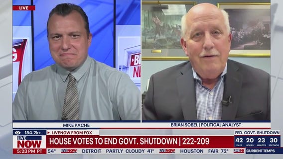 House passes vote to end ongoing government shutdown