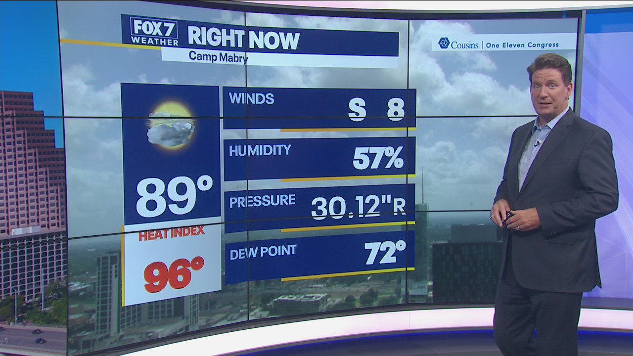 Noon weather forecast for July 23, 2021