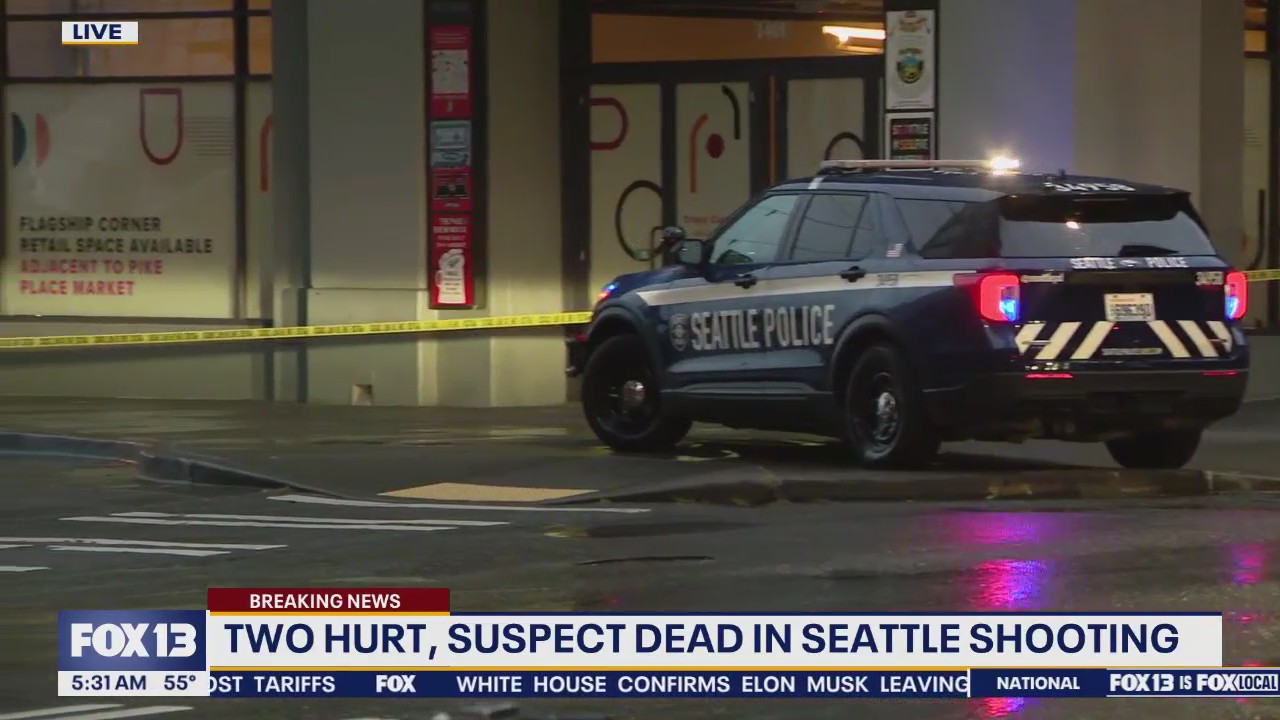 2 hurt, suspect dead in Seattle shooting | FOX 13 Seattle