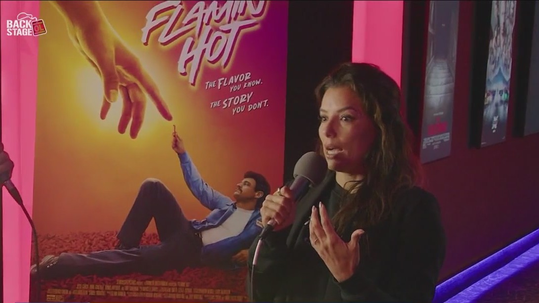 Backstage with 'Flamin' Hot' director Eva Longoria