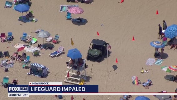 NY News Update: Lifeguard impaled by umbrella, NYC heat advisory continues