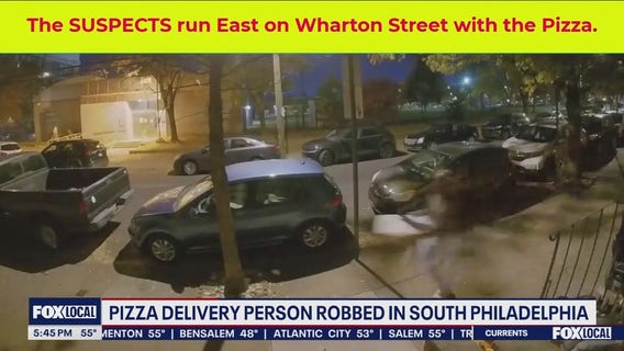 Pizza delivery driver robbed at gunpoint in South Philadelphia