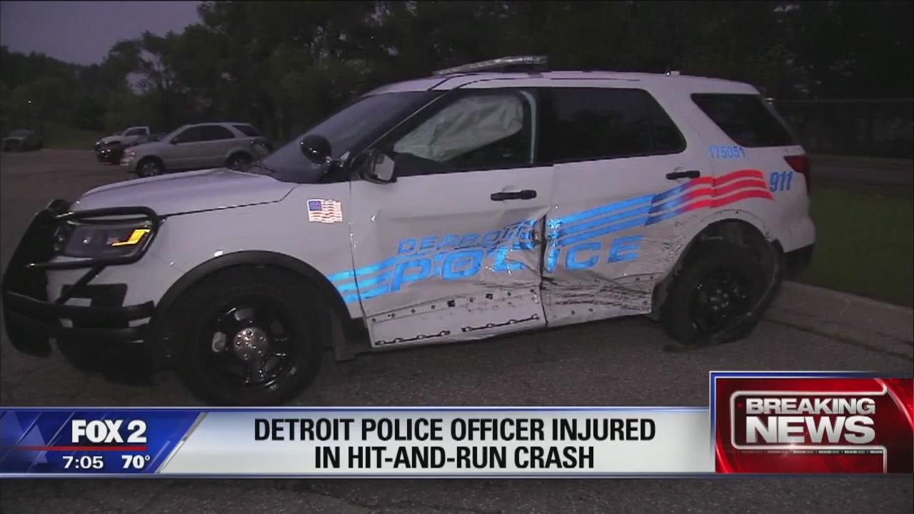 Arrest made after hit-and-run injured Detroit police officer