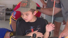 Custom bike donated to Valley boy